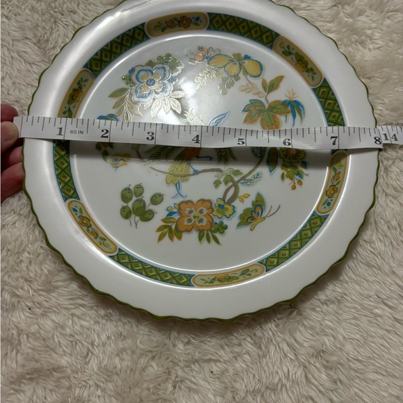 Vintage Sango One World Jade Garden Dessert Plate - Picture 2 of 3